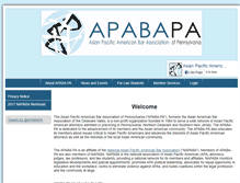 Tablet Screenshot of apaba-pa.org